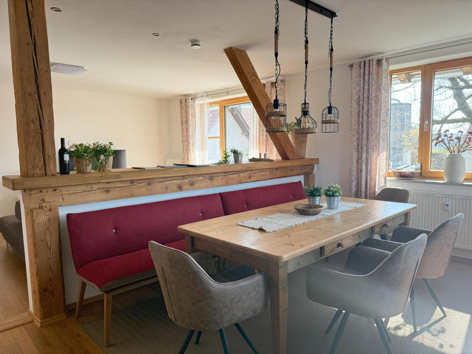 Fe Wo Brunnen - 120 Qm - Ruhige Lage - Viel Natur- Komfortabel - Grosser Balkon Und Garten Memmingen Eksteriør billede